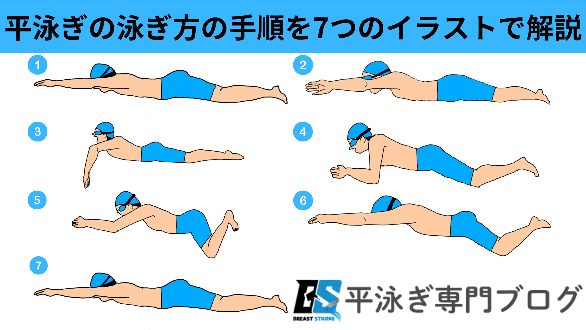 【平泳ぎの泳ぎ方完全版】元インターハイ優勝者が初心者向けにコツや練習方法を完全解説
